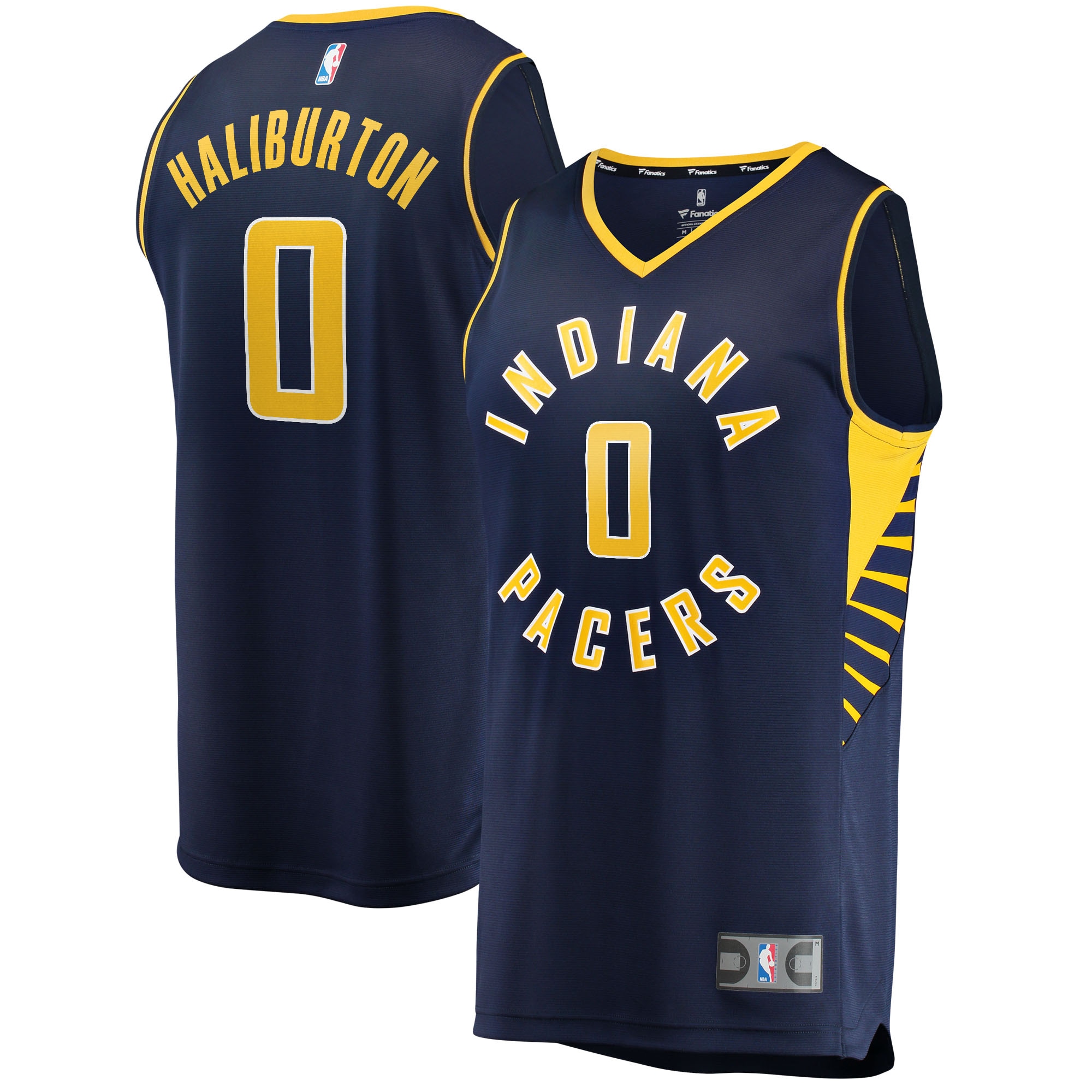 mens indiana pacers tyrese haliburton fanatics navy 202122 fast break replica jersey – icon edition - Top Indiana Pacers Shop for Jerseys and Hats
